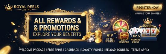 Royal Reels Bonuses 